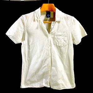 100% Cotton Basic Stiff Cotton Polo Size Small